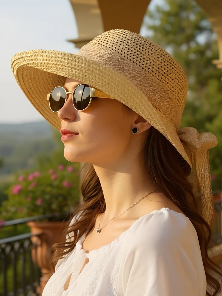 Royalfashion Дамска сламена шапка Grace Ribbon