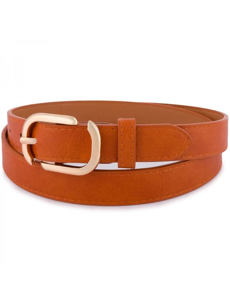 Royalfashion Дамски тесен колан за панталон