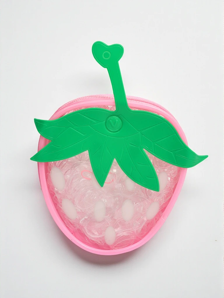 Royalfashion Многоцветни силиконови ластици за коса Ягода