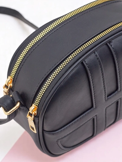 Royalfashion Малка кръгла дамска чанта от еко кожа Riva Circle