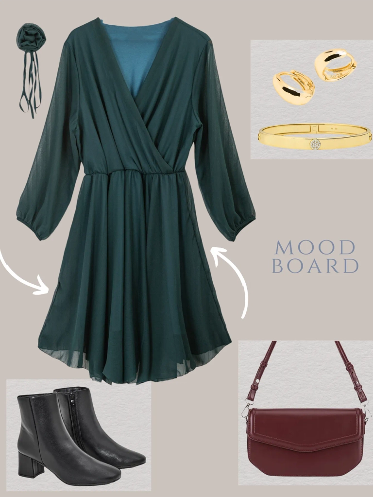 Royalfashion Класическа дамска рокля до коляно