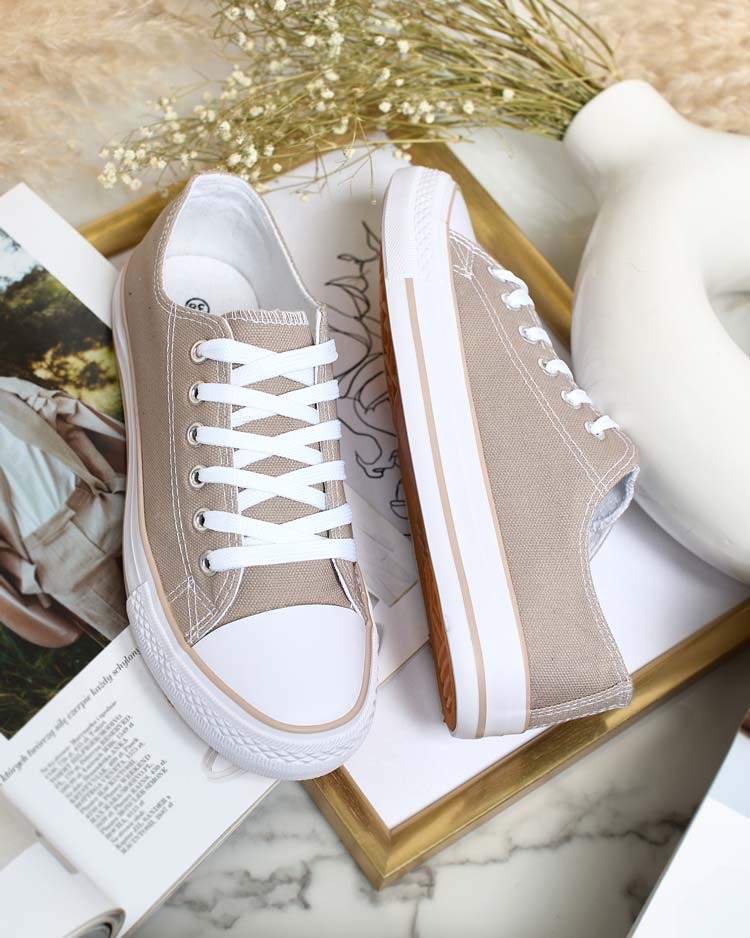 Royalfashion Дамски класически маратонки с връзки Ogisea