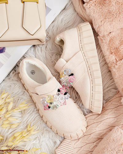 Royalfashion Спортни полуобувки с цветни камъни Resinello