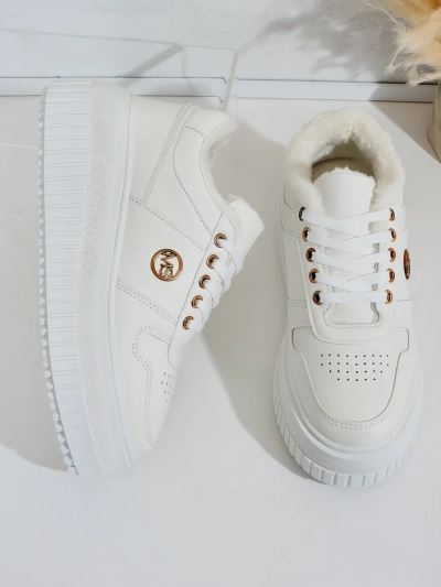 Royalfashion Затоплени дамски маратонки с кожа Rozit