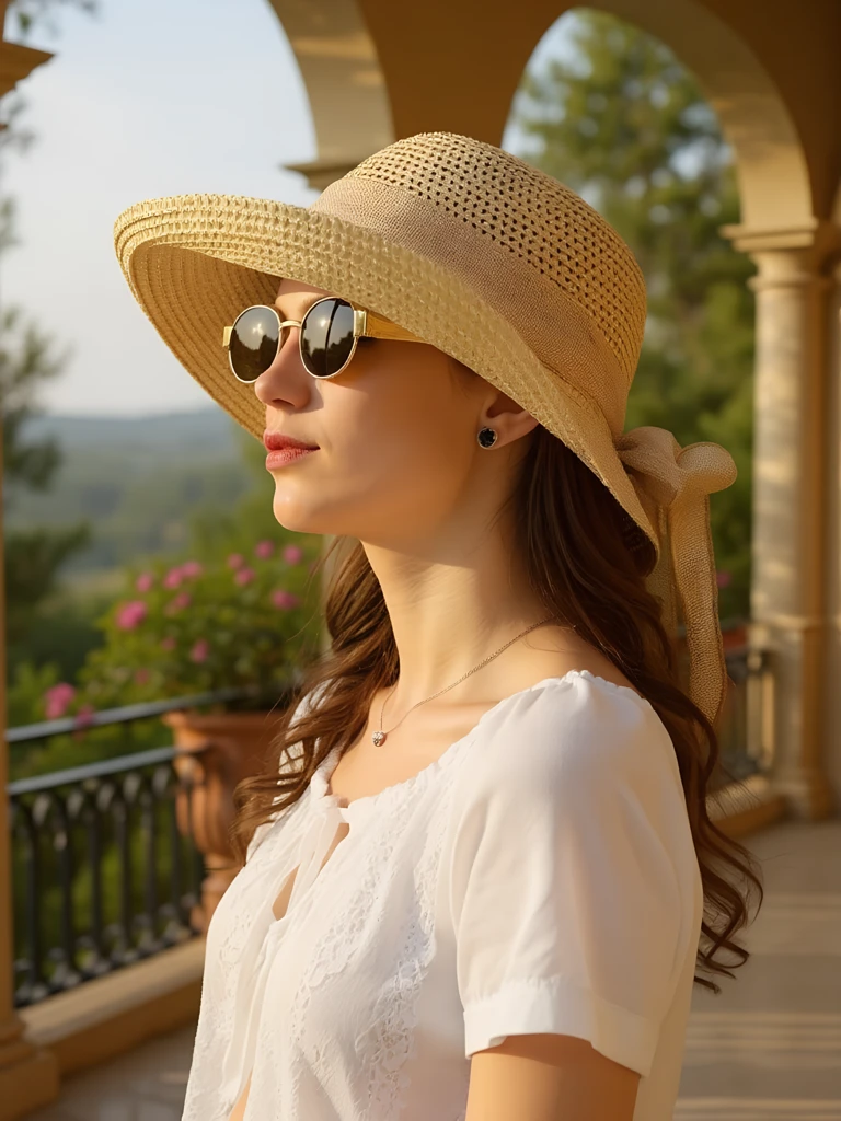 Royalfashion Дамска сламена шапка Grace Ribbon