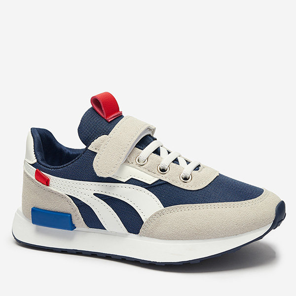 Детски спортни обувки в тъмносиньо-сиво Kaxo- Footwear