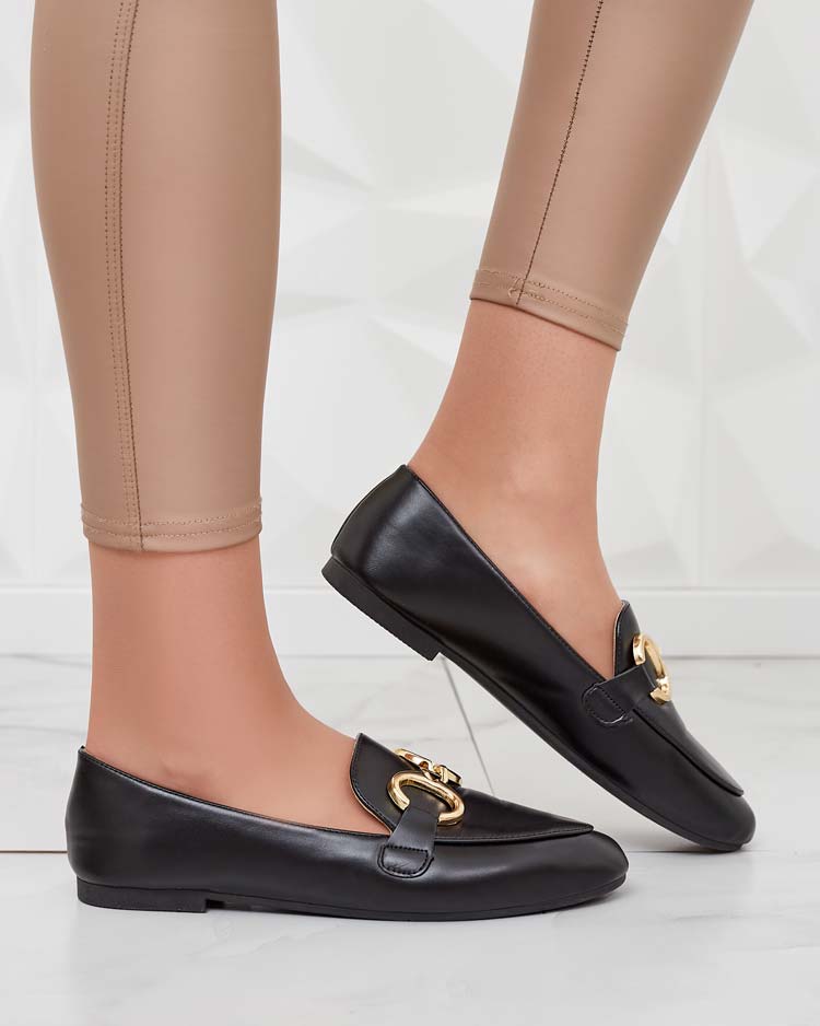 Royalfashion Мокасини с декорация на носа Abermes