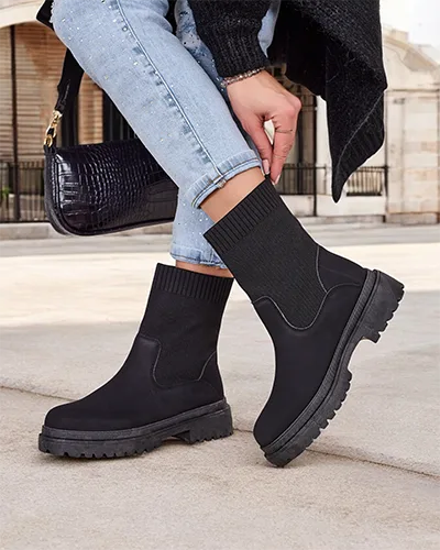 Дамски ботуши без връзки Royalfashion Dorino