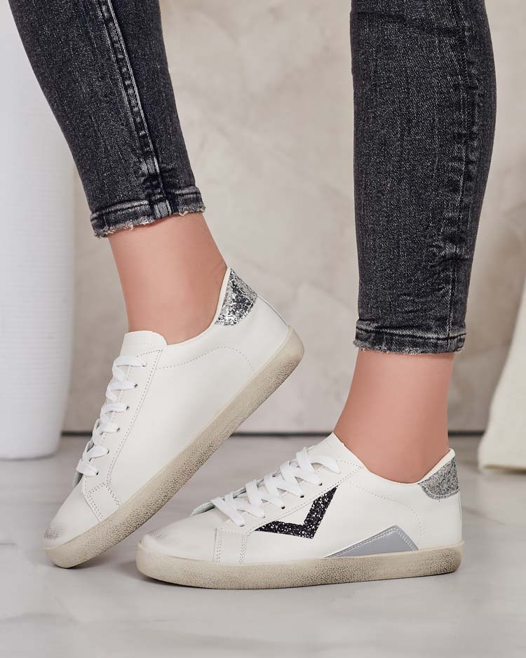 Royalfashion Дамски спортни маратонки с украшения Ginn