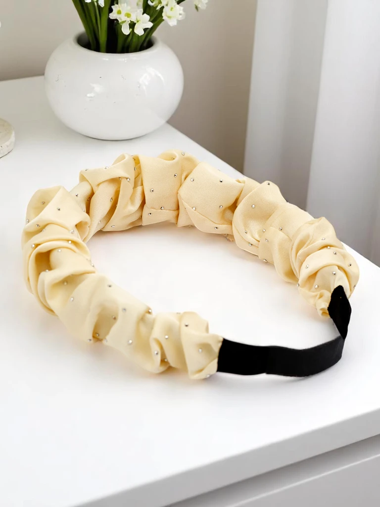 Royalfashion Сатенена лента за коса Bianca