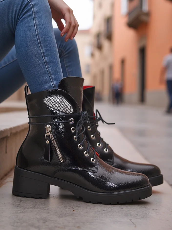 Royalfashion Женски ботуши до глезена работни обувки Volio