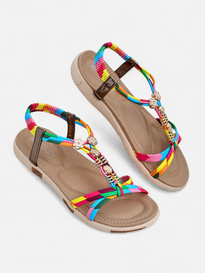 Royalfashion дамски сандали с декорации Veve