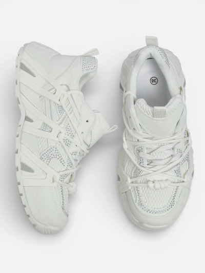 Дамски маратонки Aurora, бели, кожени, спортни за пролетта