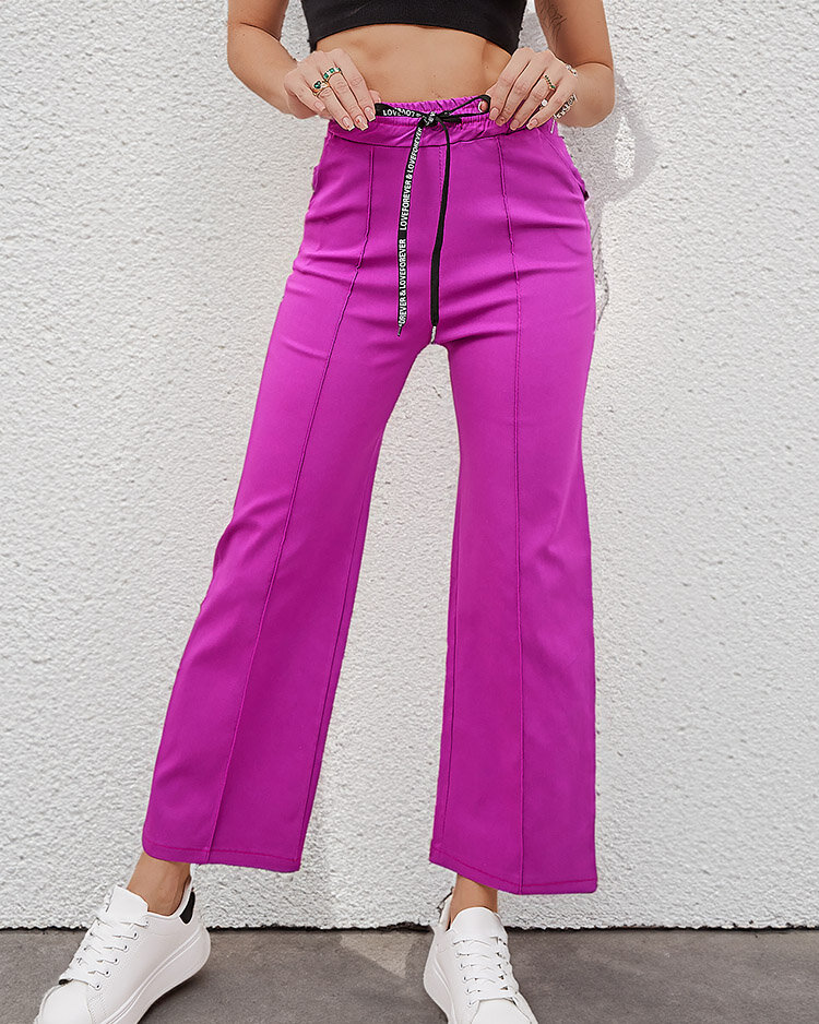 Royalfashion Дамски широки панталони