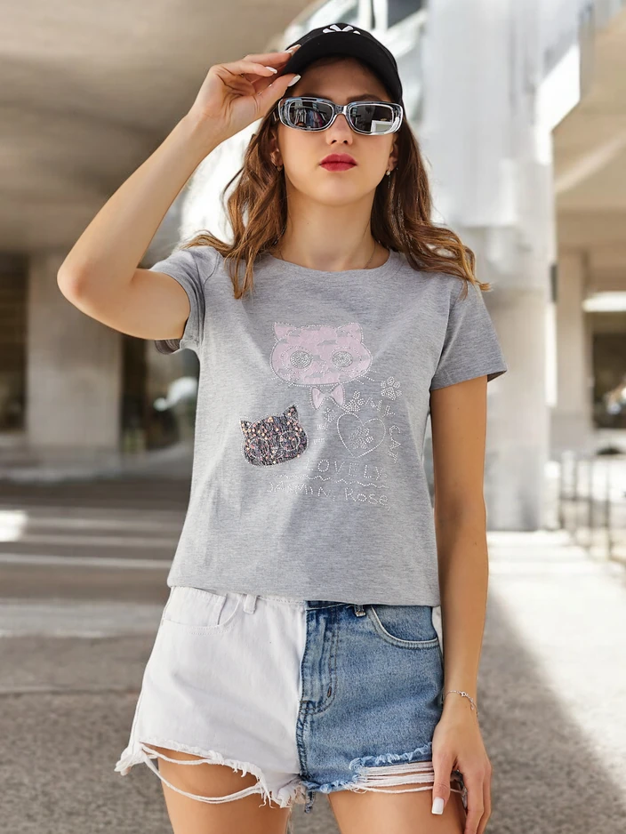 Royale мода Женска памучна блуза