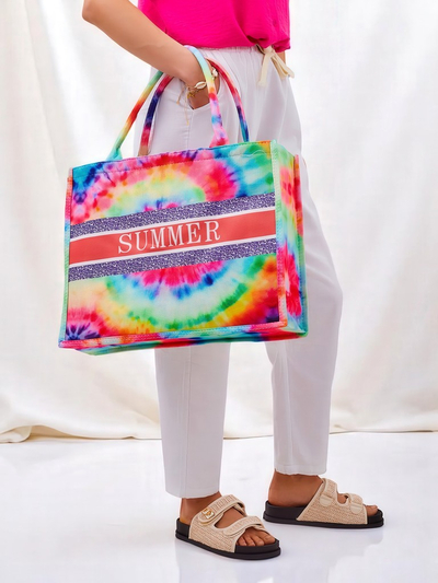 Royalfashion Текстилна чанта Цветно Лято