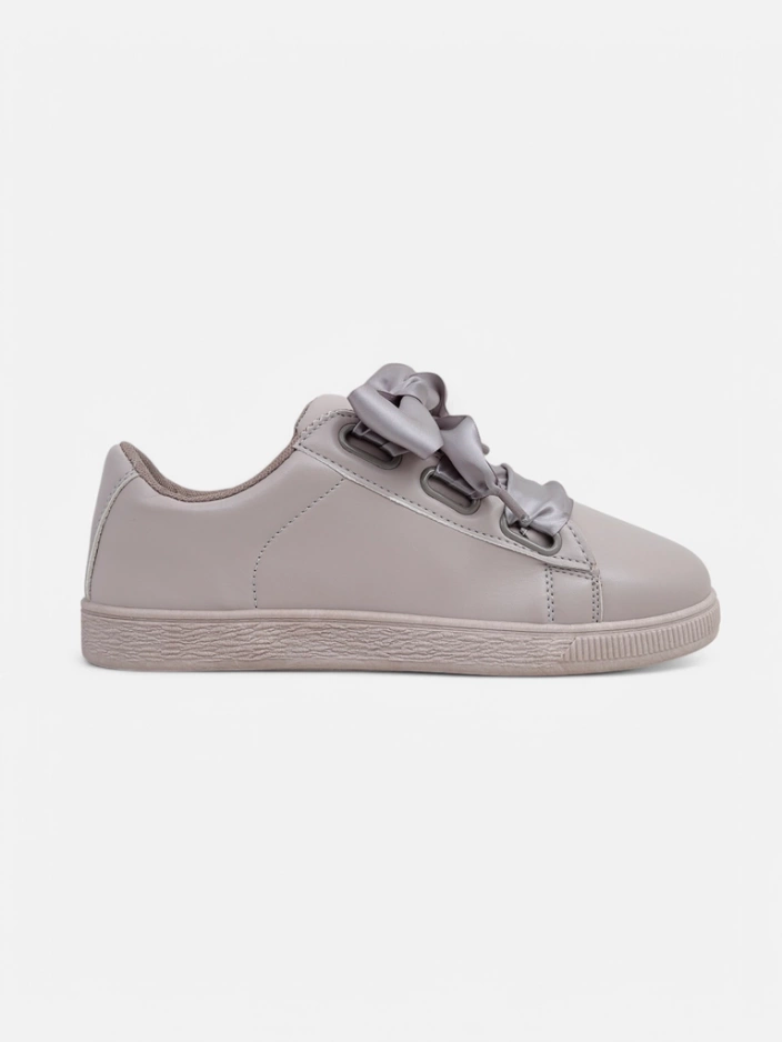 Royalfashion дамски маратонки от еко-кожа с декоративни връзки Etti