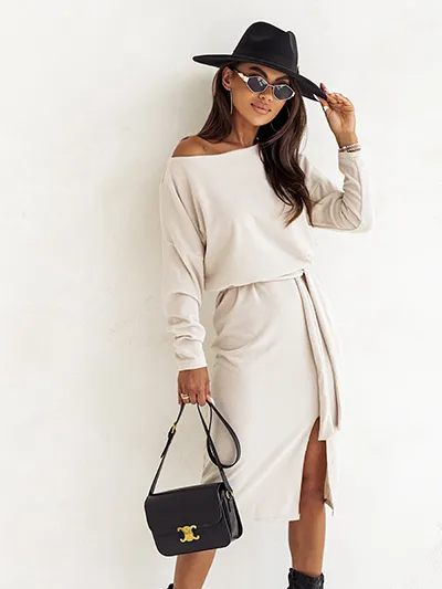 Royalfashion Дамска миди рокля