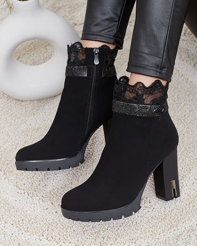 Royalfashion Дамски ботуши Leroleda с декорация Stiletto