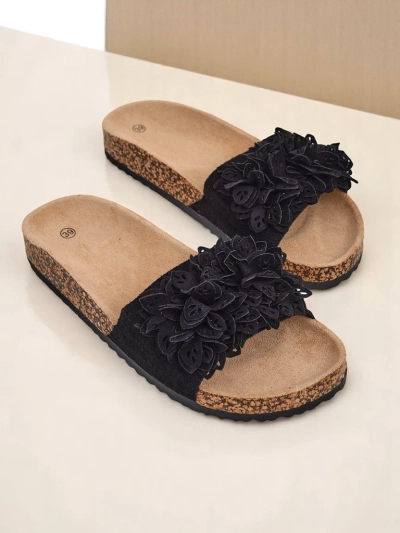 Royalfashion дамски чехли с флорални елементи Occes