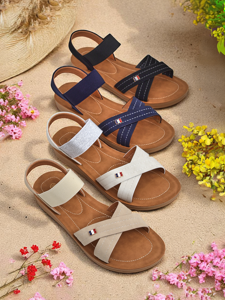 Royalfashion еластични дамски сандали Zerefis