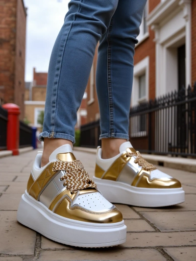 Royalfashion дамски платформи спортни маратонки Gevigos