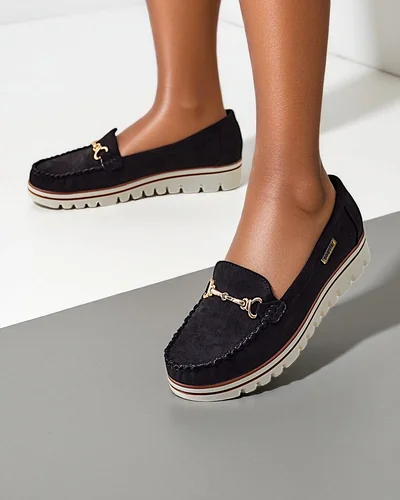 Royalfashion Елегантни дамски мокасини Borne