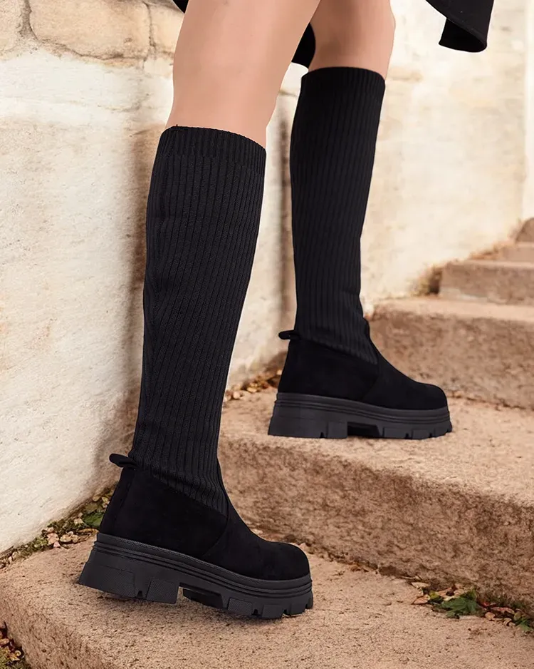 Royalfashion Дамски ботуши Anobbi с приплъзване