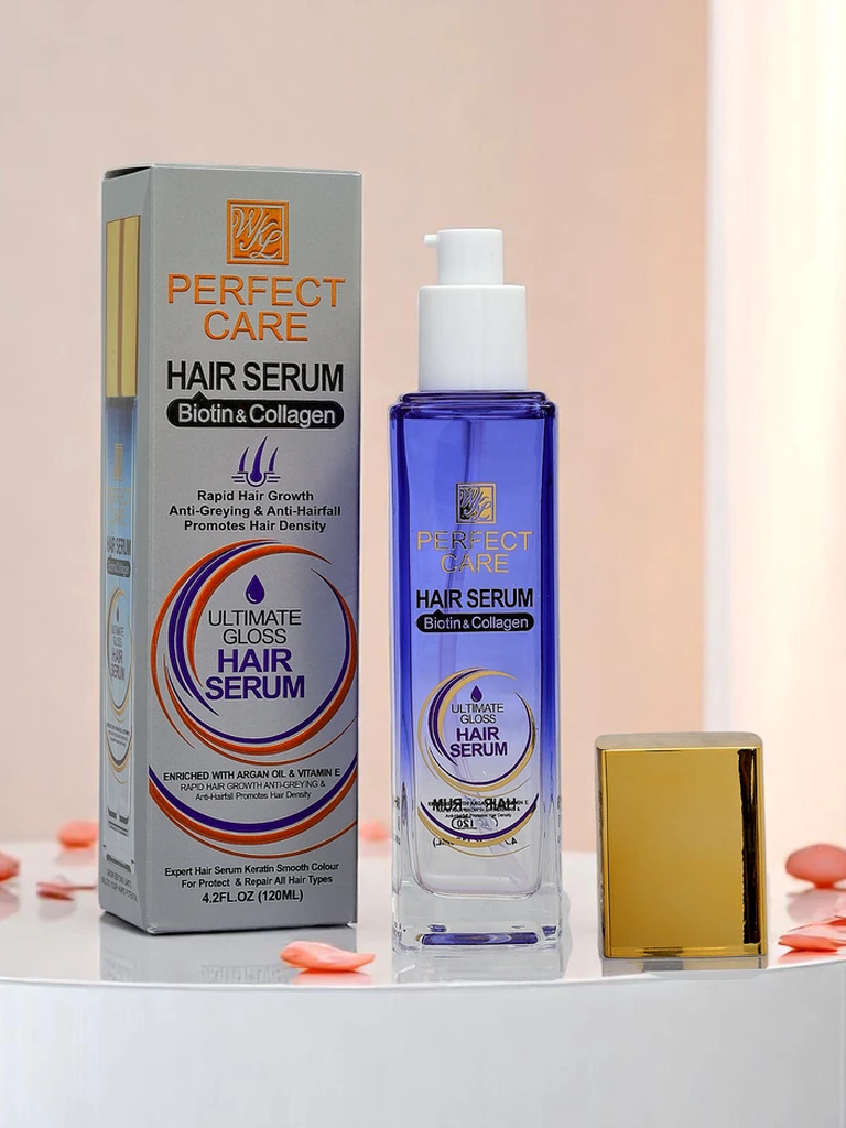 ПЕРФЕКТ КЕЪР Серум за коса на основата на биотин - ускорява растежа, сгъстява и предотвратява косопад