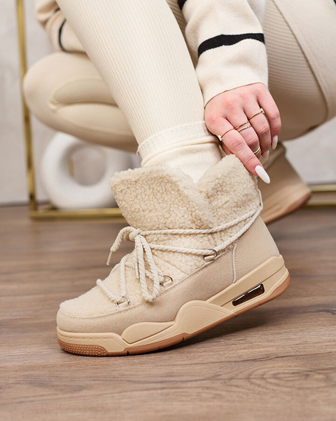 Royalfashion Дамски ботуши за сняг в цвят люляк Ludmivac