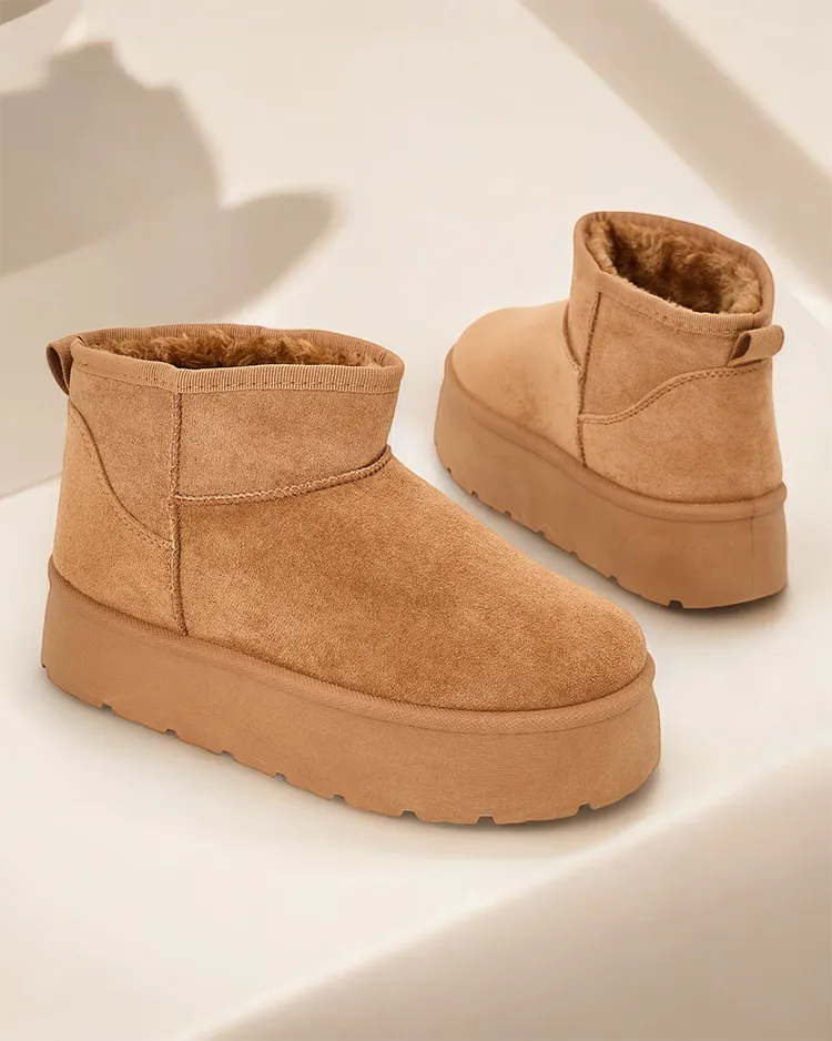 Royalfashion Къси зимни обувки за жени а'ла Хауани