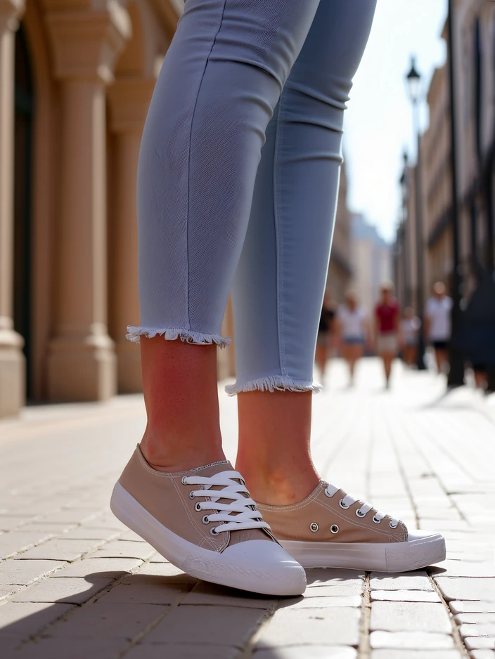 Royalfashion Класически дамски маратонки с ластик Ogisea