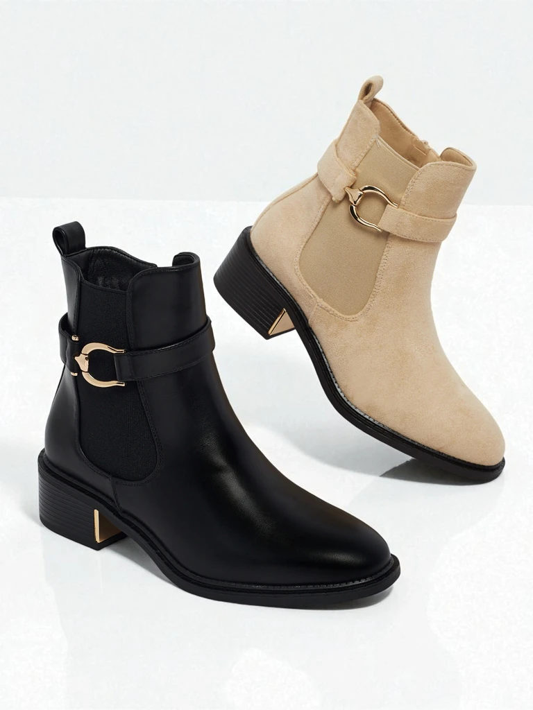 Дамски еко кожени боти Calivra