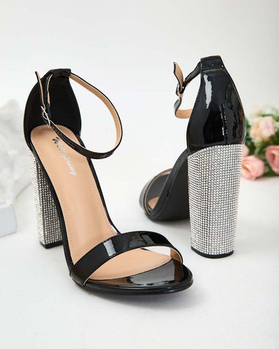 Royalfashion Лакирани дамски сандали на Gasatte post