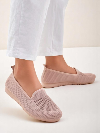 Royalfashion дамски текстилни мокасини Caerit