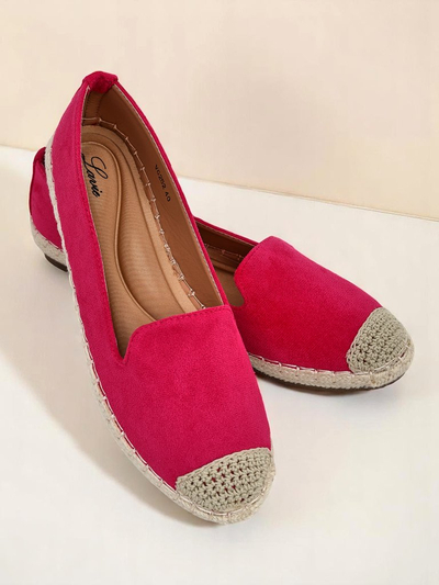 Royalfashion Дамски еспадрили еко велур Bombei