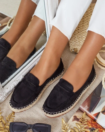 Royalfashion Дамски мокасини от велур eko Monum