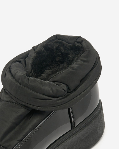 Royalfashion Дамски ботуши за сняг с приплъзване в черен цвят Ademra