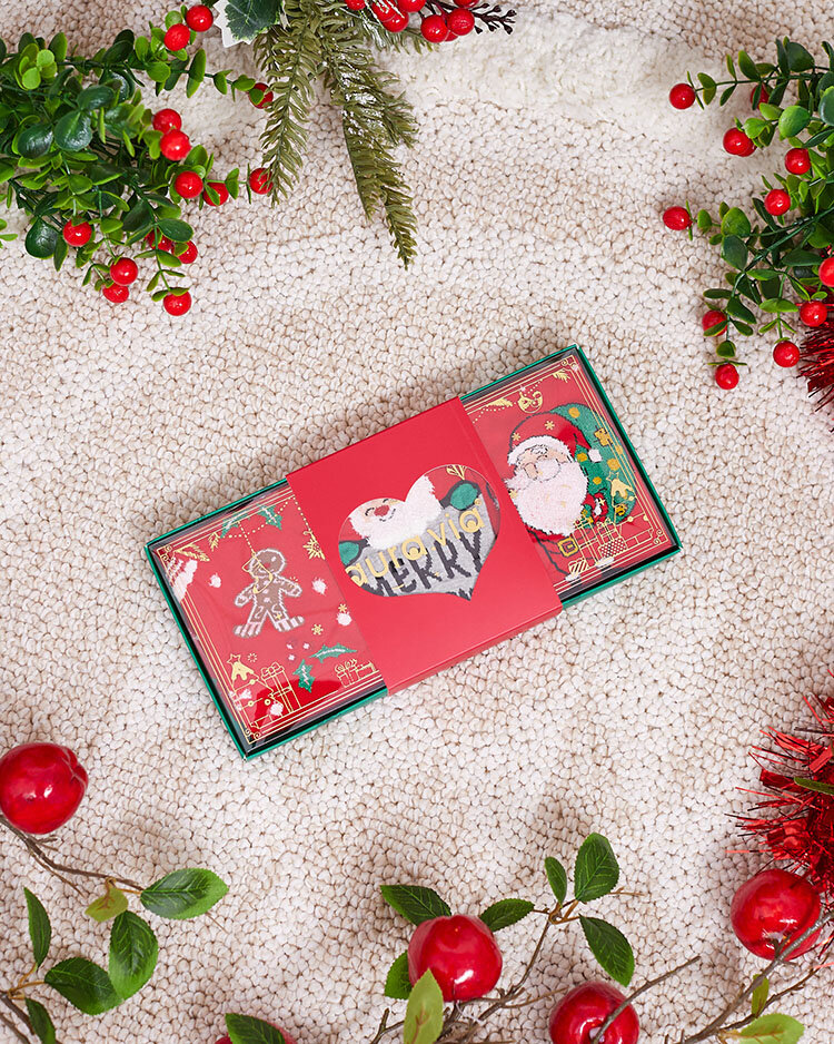 Royalfashion Коледни чорапи в кутия 3/пак