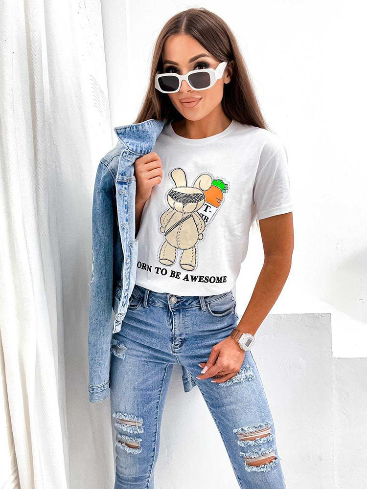 Royalfashion Дамска тениска с щампа