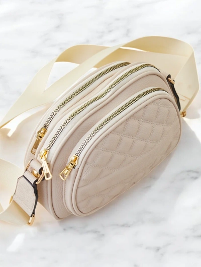 Royalfashion Овална малка дамска чанта от еко кожа