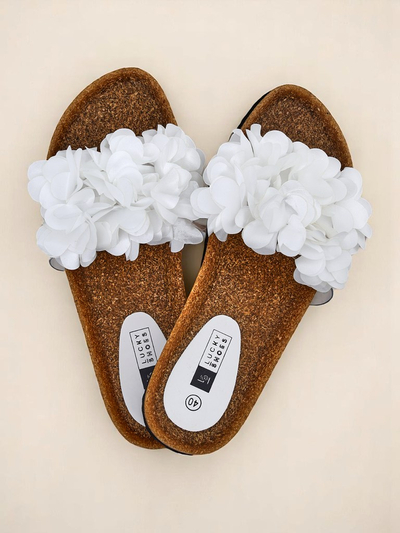 Royalfashion Дамски чехли с цветчета Flora Soft