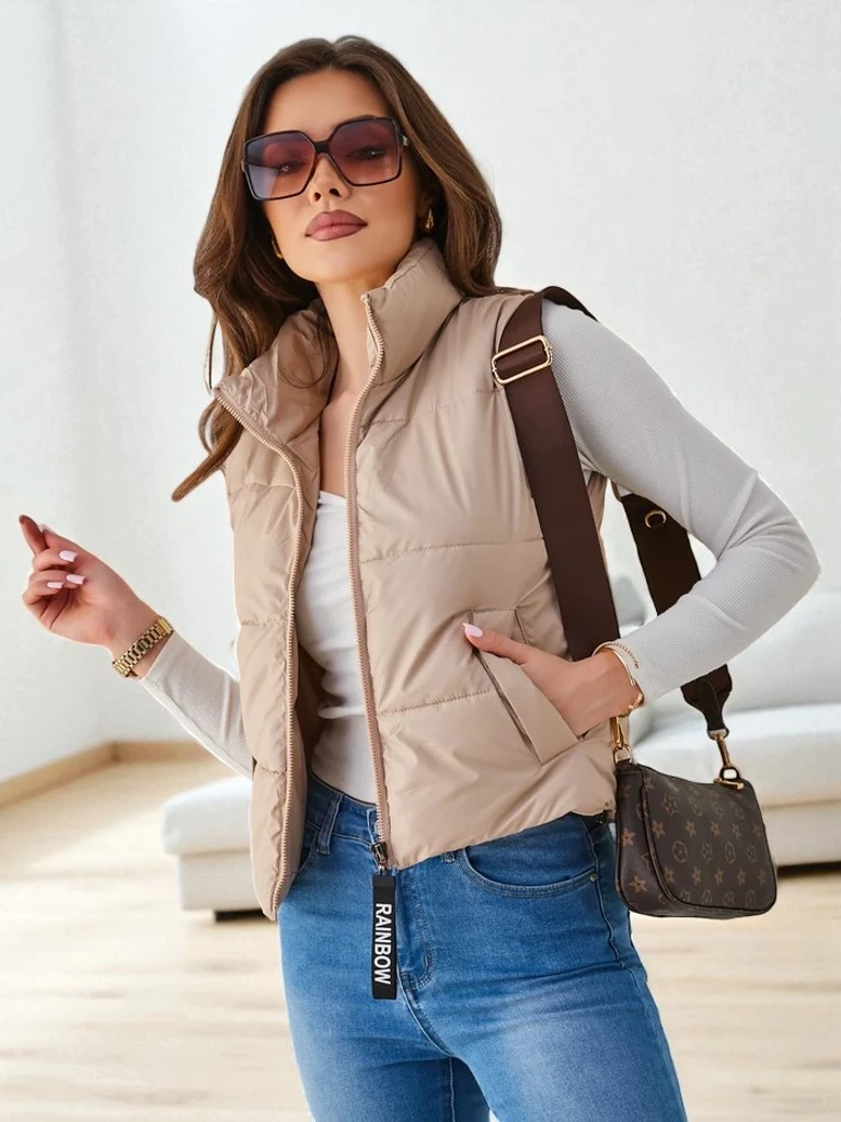 Royalfashion Дамски къс елек