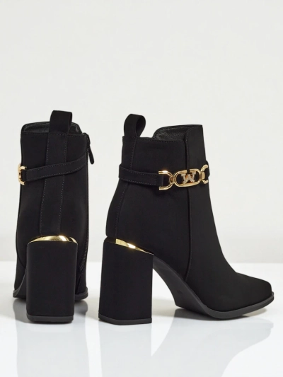 Дамски еко велурени боти на ток Ostirena