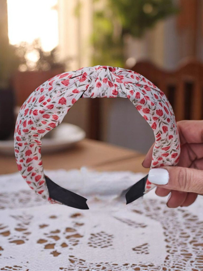 Royalfashion Лента за коса с панделка на цветя Lilia