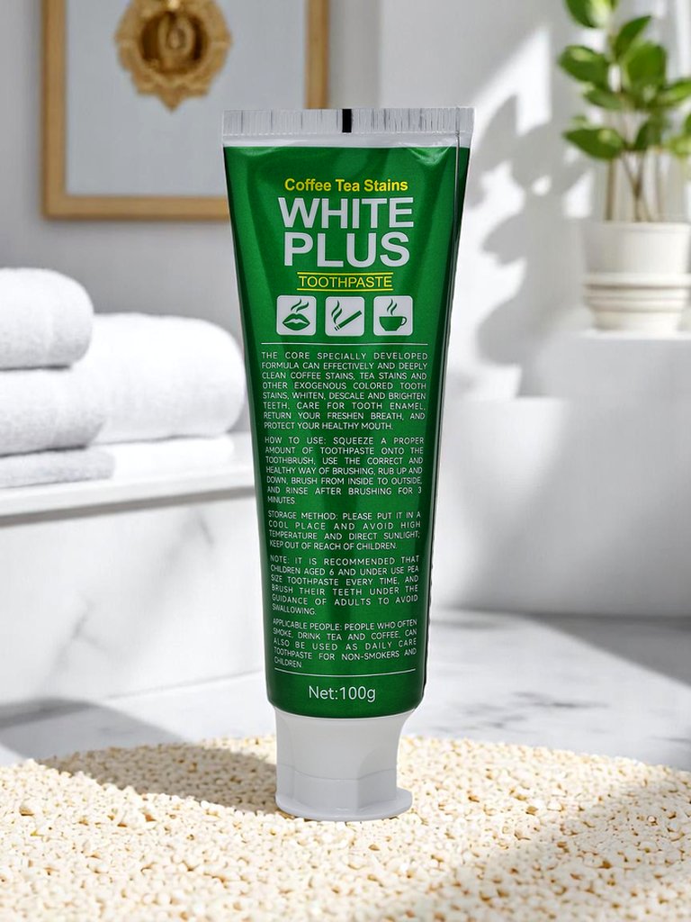 Избелваща и почистваща от петна паста за зъби