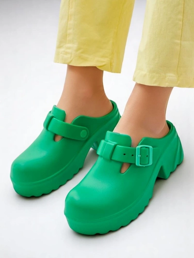 Royalfashion Женски гумени сандали на ток Voxones