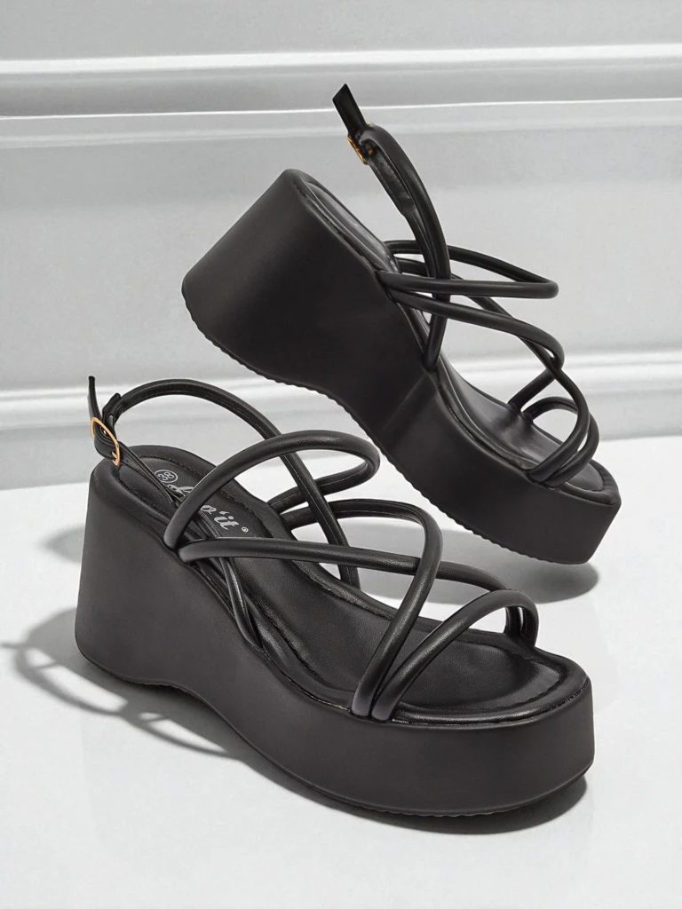 Royalfashion Дамски сандали на котурн Skyline Straps