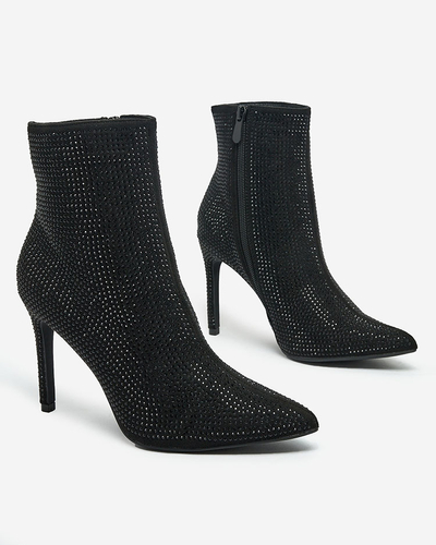 Royalfashion Дамски ботуши Lekirisa Zirconia Stiletto