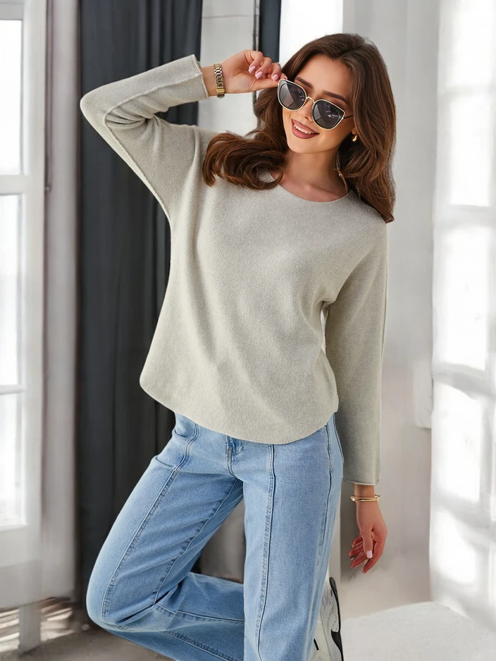 Royalfashion Вискозна тънка дамска блуза